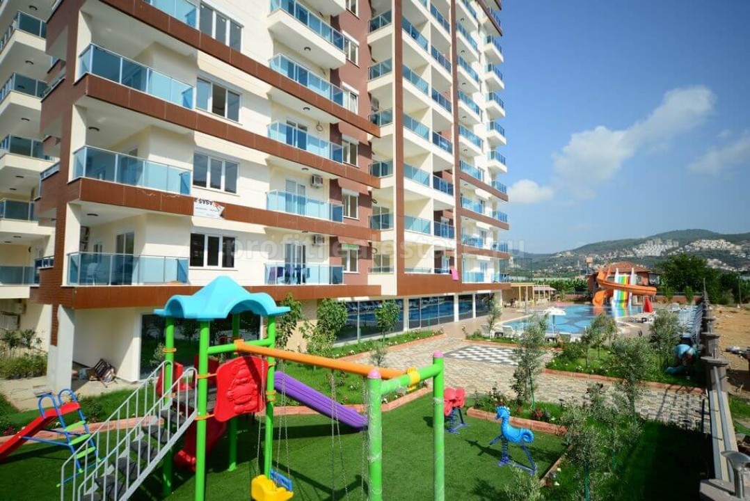 Новые, двухкомнатные апартаменты в комплексе с богатой инфраструктурой в курортном районе Махмутлар., Алания, 75 кв.м. ID-1554 фото-2