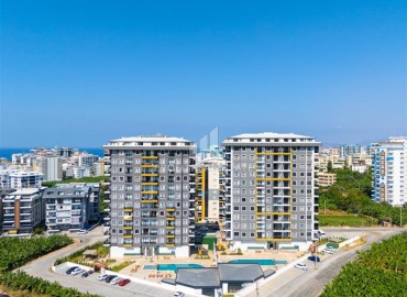Элитная видовая квартира 1+1, 60м², в новом комплексе с отельной инфраструктурой, в 650м от моря в Махмутларе, Алания ID-19410 фото-14