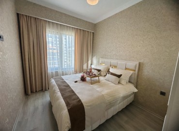 Апартаменты с одной спальней, 55м², с элегантным интерьером в комплексе премиум класса в Махмутларе, Алания ID-19411 фото-13