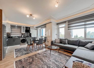 Стильная видовая трехкомнатная квартира, 115м², в уютном комплексе в Махмутларе, Алания, в двух шагах от моря ID-19412 фото-4