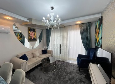 Уютная квартира 1+1, 65м², в резиденции с бассейном в 400 метрах от моря в районе Махмутлар, Алания ID-19414 фото-1