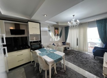 Уютная квартира 1+1, 65м², в резиденции с бассейном в 400 метрах от моря в районе Махмутлар, Алания ID-19414 фото-3