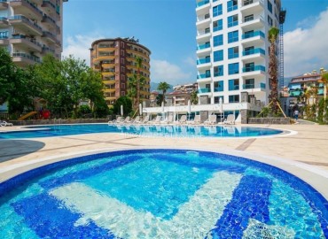 Меблированная квартира с двумя спальнями, 95м² в центре Алании, в современном комплексе с инфраструктурой под ВНЖ ID-19415 фото-14