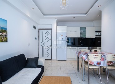 Меблированная квартира 1+1, 55м², в резиденции с бассейном в центре Алании в 400м от пляжа Клеопатры ID-19420 фото-4