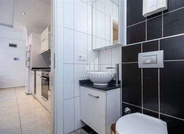 Меблированная квартира 1+1, 55м², в резиденции с бассейном в центре Алании в 400м от пляжа Клеопатры ID-19420 фото-8