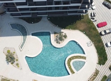 Видовая двухкомнатная квартира, 71м², на высоком этаже в новом элитном комплексе у подножия гор в районе Кестель, Алания ID-19423 фото-20