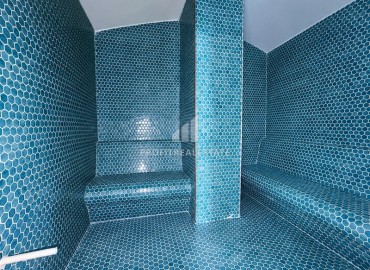 Видовая двухкомнатная квартира, 71м², на высоком этаже в новом элитном комплексе у подножия гор в районе Кестель, Алания ID-19423 фото-22