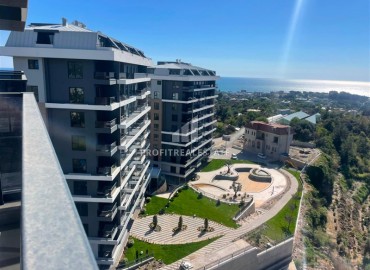 Видовая двухкомнатная квартира, 71м², на высоком этаже в новом элитном комплексе у подножия гор в районе Кестель, Алания ID-19423 фото-28