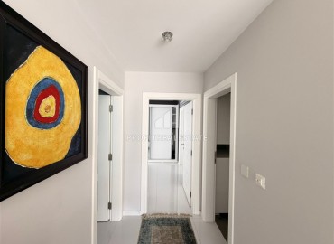 Трехкомнатная квартира с интерьером от дизайнера, 115м², в 150м от моря в районе Кестель, Алания ID-19425 фото-9