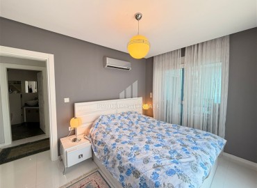Трехкомнатная квартира с интерьером от дизайнера, 115м², в 150м от моря в районе Кестель, Алания ID-19425 фото-15