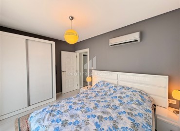Трехкомнатная квартира с интерьером от дизайнера, 115м², в 150м от моря в районе Кестель, Алания ID-19425 фото-16
