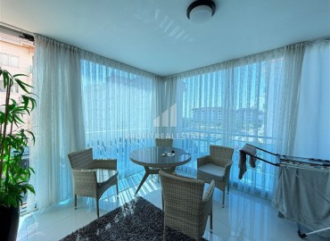 Трехкомнатная квартира с интерьером от дизайнера, 115м², в 150м от моря в районе Кестель, Алания ID-19425 фото-18