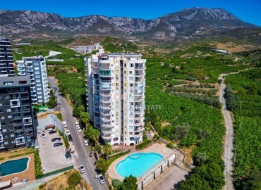 Меблированная квартира 2+1, 110м², у подножия гор, в комплексе с зимним бассейном в Махмутларе, Алания ID-19426 фото-1