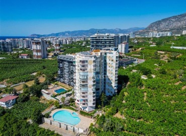 Меблированная квартира 2+1, 110м², у подножия гор, в комплексе с зимним бассейном в Махмутларе, Алания ID-19426 фото-26
