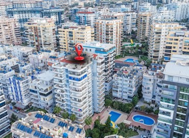 Уютная трехкомнатная квартира, 120м², в комплексе с бассейном в Махмутларе, Алания, в 350м от моря ID-19432 фото-18