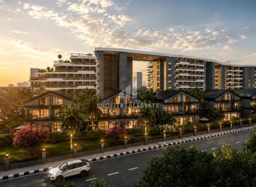 Квартиры 1+1, 2+1 и виллы 4+1, 63-230м², в элитном комплексе на этапе строительства в Анталии, Алтынташ ID-19434 фото-1