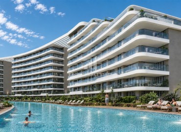 Квартиры 1+1, 2+1 и виллы 4+1, 63-230м², в элитном комплексе на этапе строительства в Анталии, Алтынташ ID-19434 фото-5