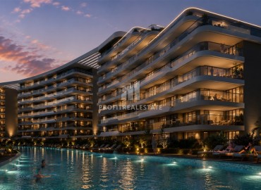 Квартиры 1+1, 2+1 и виллы 4+1, 63-230м², в элитном комплексе на этапе строительства в Анталии, Алтынташ ID-19434 фото-6