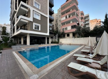 Меблированные апартаменты с одной спальней, 65м², в комплексе с обширной инфраструктурой в Махмутларе, Алания ID-19436 фото-12