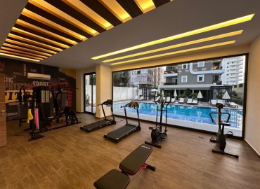 Меблированные апартаменты с одной спальней, 65м², в комплексе с обширной инфраструктурой в Махмутларе, Алания ID-19436 фото-14