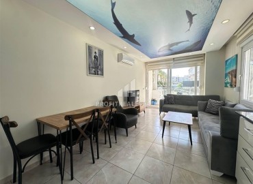 Укомплектованная двухкомнатная квартира, 55м², в современной резиденции у пляжа Клеопатры в центре Алании ID-19438 фото-4