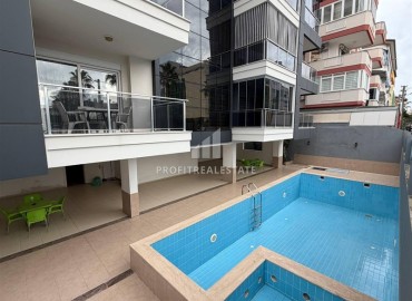 Укомплектованная двухкомнатная квартира, 55м², в современной резиденции у пляжа Клеопатры в центре Алании ID-19438 фото-25