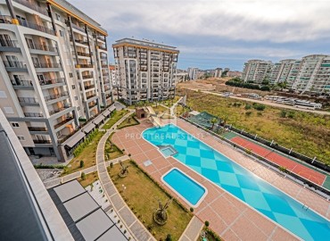 Уютная квартира с одной спальней, 60м² с видом на море в элитном комплексе в 900м от пляжа Инджекум в Авсалларе, Алания ID-19439 фото-8