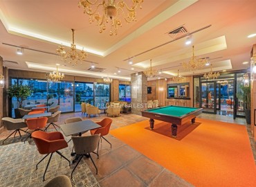 Уютная квартира с одной спальней, 60м² с видом на море в элитном комплексе в 900м от пляжа Инджекум в Авсалларе, Алания ID-19439 фото-12
