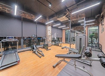 Уютная квартира с одной спальней, 60м² с видом на море в элитном комплексе в 900м от пляжа Инджекум в Авсалларе, Алания ID-19439 фото-15