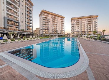Уютная квартира с одной спальней, 60м² с видом на море в элитном комплексе в 900м от пляжа Инджекум в Авсалларе, Алания ID-19439 фото-22