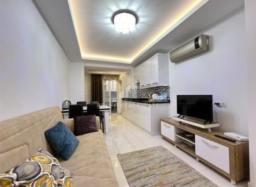 Симпатичные двухкомнатные апартаменты, 57м² в современной резиденции с инфраструктурой в центре Алании ID-19440 фото-5