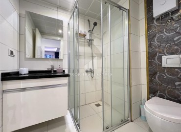 Симпатичные двухкомнатные апартаменты, 57м² в современной резиденции с инфраструктурой в центре Алании ID-19440 фото-7