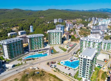 Новая квартира 1+1, 55м² с чистовой отделкой в элитном комплексе от ведущего застройщика, в районе Авсаллар, Алания ID-19441 фото-11