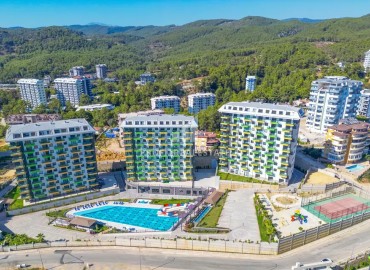 Новая квартира 1+1, 55м² с чистовой отделкой в элитном комплексе от ведущего застройщика, в районе Авсаллар, Алания ID-19441 фото-12