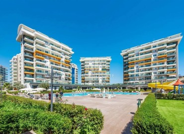 Меблированная квартира с одной спальней, 55м², в элитной резиденции в районе Алании - Авсаллар, в 700м от моря. ID-19442 фото-1