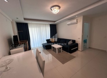 Меблированная квартира с одной спальней, 55м², в элитной резиденции в районе Алании - Авсаллар, в 700м от моря. ID-19442 фото-4