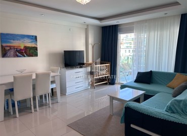 Меблированная квартира с одной спальней, 55м², в элитной резиденции в районе Алании - Авсаллар, в 700м от моря. ID-19442 фото-5