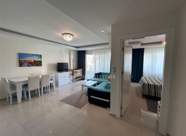 Меблированная квартира с одной спальней, 55м², в элитной резиденции в районе Алании - Авсаллар, в 700м от моря. ID-19442 фото-10