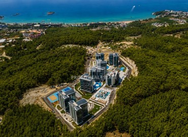 Апартаменты 1+1, 50м², в новом отельном жилом комплекс класса люкс в Авсалларе, Алания, в 900м от моря ID-19443 фото-1