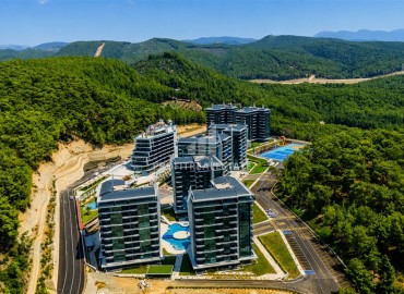 Апартаменты 1+1, 50м², в новом отельном жилом комплекс класса люкс в Авсалларе, Алания, в 900м от моря ID-19443 фото-13