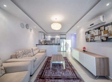 Элегантная квартира с одной спальней, 52м², в комплексе премиум класса в 600м от моря в районе Авсаллар, Алания ID-19444 фото-2