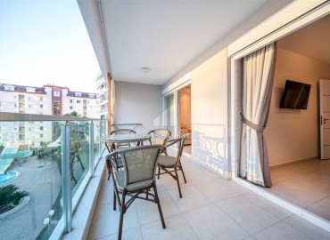 Элегантная квартира с одной спальней, 52м², в комплексе премиум класса в 600м от моря в районе Авсаллар, Алания ID-19444 фото-6
