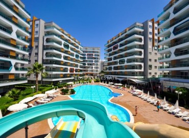 Элегантная квартира с одной спальней, 52м², в комплексе премиум класса в 600м от моря в районе Авсаллар, Алания ID-19444 фото-9