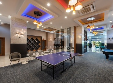 Элегантная квартира с одной спальней, 52м², в комплексе премиум класса в 600м от моря в районе Авсаллар, Алания ID-19444 фото-16