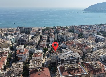 Готовая к проживанию, двухкомнатная квартира, 50м², в 250м от моря в центре Алании, у пляжа Кейкубат под ВНЖ ID-19448 фото-1