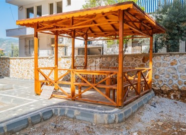 Квартира с одной спальней, 50м², с чистовой отделкой в новой резиденции с инфраструктурой в районе Оба, Алания ID-19449 фото-13