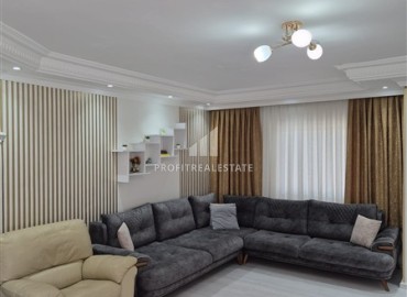 Укомплектованная трехкомнатная квартира, 90м², в комплексе с бассейном в районе Джикджилли, Алания ID-19450 фото-2