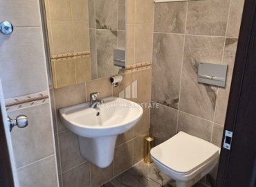 Укомплектованная трехкомнатная квартира, 90м², в комплексе с бассейном в районе Джикджилли, Алания ID-19450 фото-6