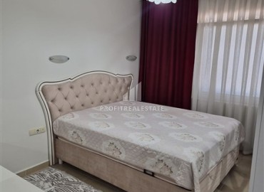 Укомплектованная трехкомнатная квартира, 90м², в комплексе с бассейном в районе Джикджилли, Алания ID-19450 фото-8
