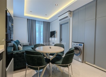 Стильная квартира 1+1, 55м², с личным садом 30м² в современном комплексе с инфраструктурой в районе Оба, Алания ID-19451 фото-5